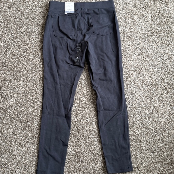 Style & Co. Charcoal Seam Front Leggings - Picture 3 of 3